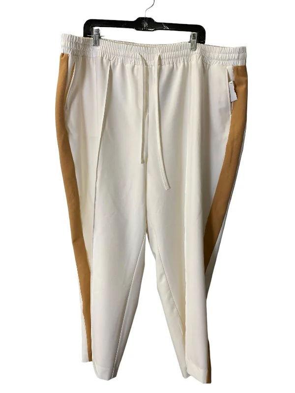 Pants Dress By Lane Bryant In Cream & Tan, Size: 24