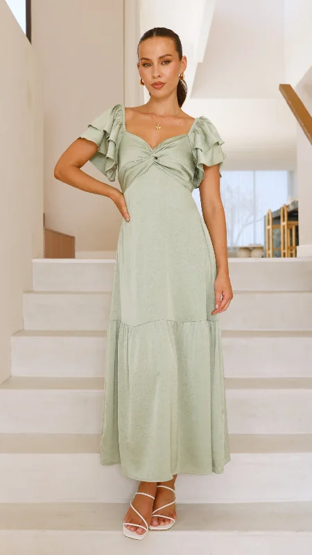 Averianna Maxi Dress - Sage