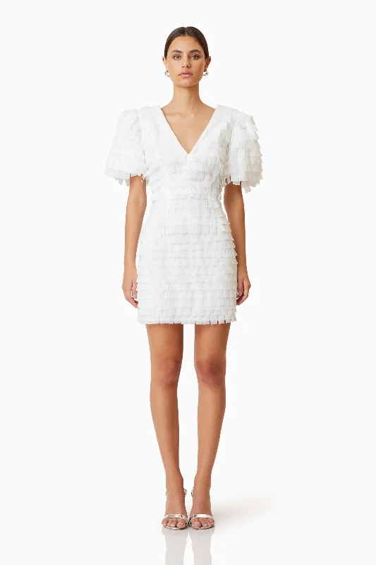 Elliatt Hailey Mini Dress - White