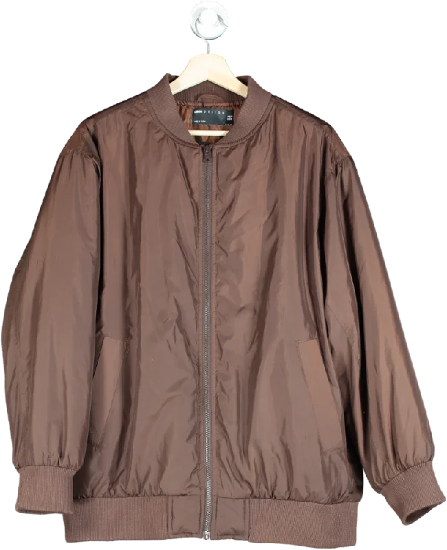 ASOS Brown Bomber Jacket UK 10