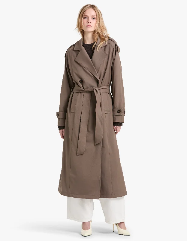 Taylor Trench Coat - Olivine