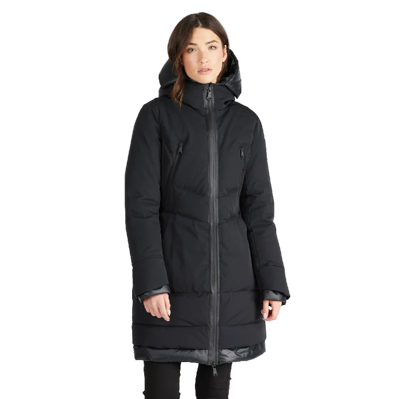 Pajar Women's Rimi Mid Length Parka with Fixed Hood